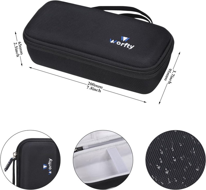 worfty Case for TASCAM DR-40X 4-Track Portable Handheld Field Recorder, Carrying Storage Travel Bag for Tascam DR-40X Handheld Recorder(Case Only) (Black) - Image 3